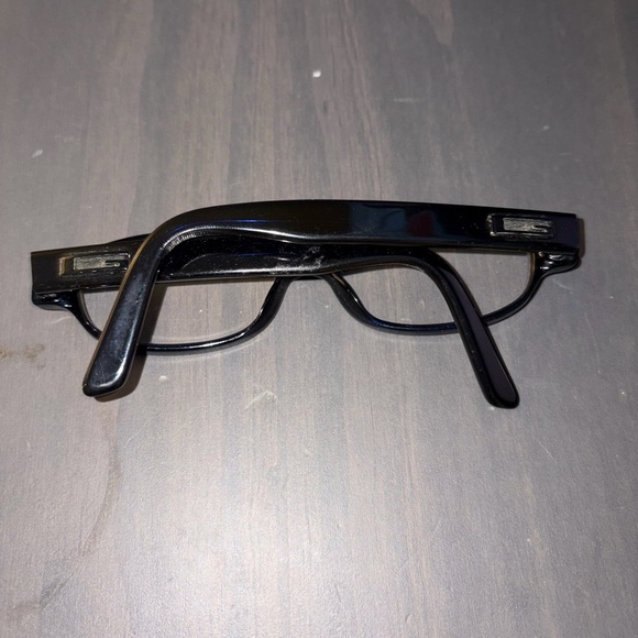 Vintage Gucci Black Oval Eyeglasses gg1186 5xx - Picture 2 of 4